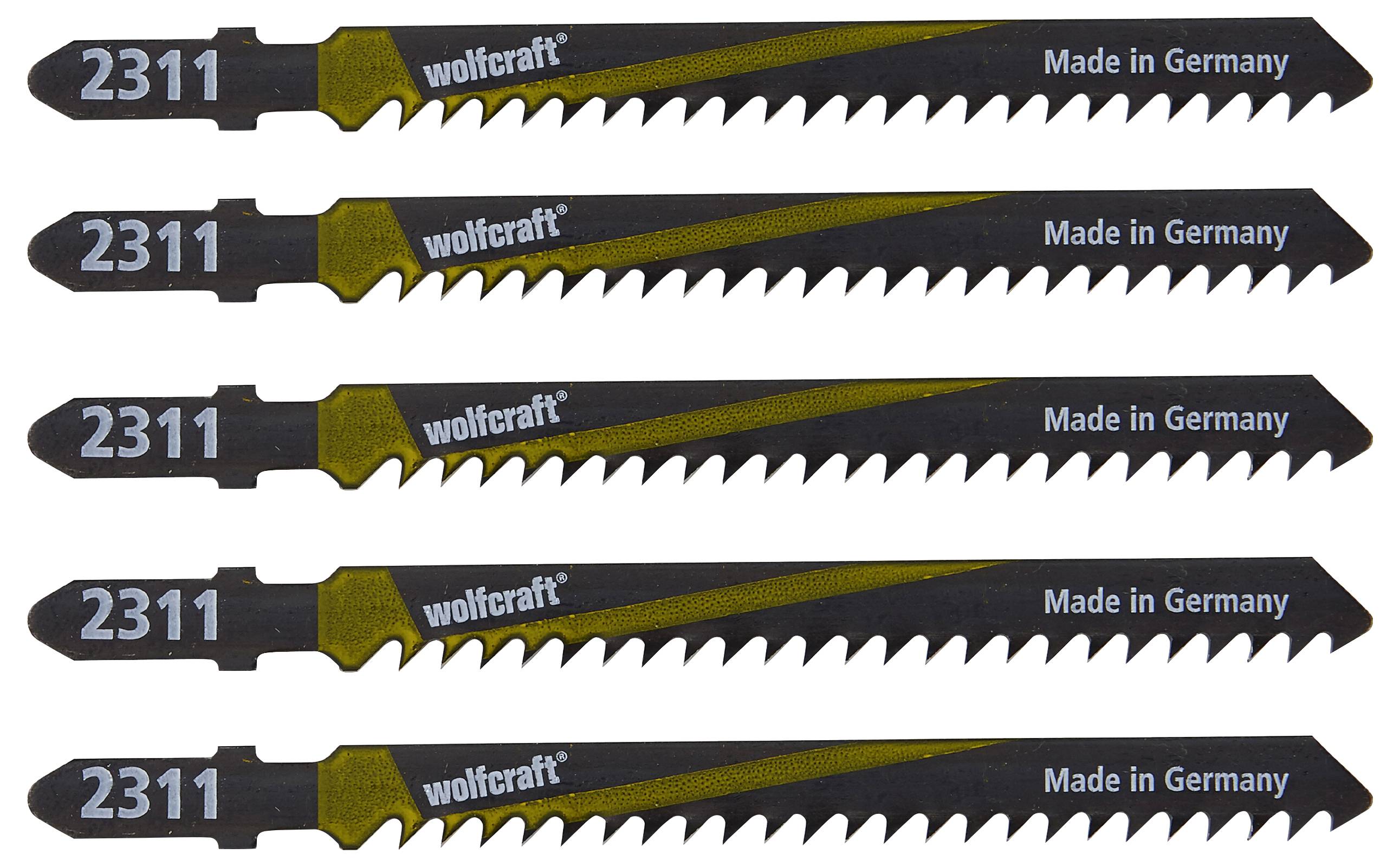 Wolfcraft 2361000 5 Stichsägeblätter 5 St.