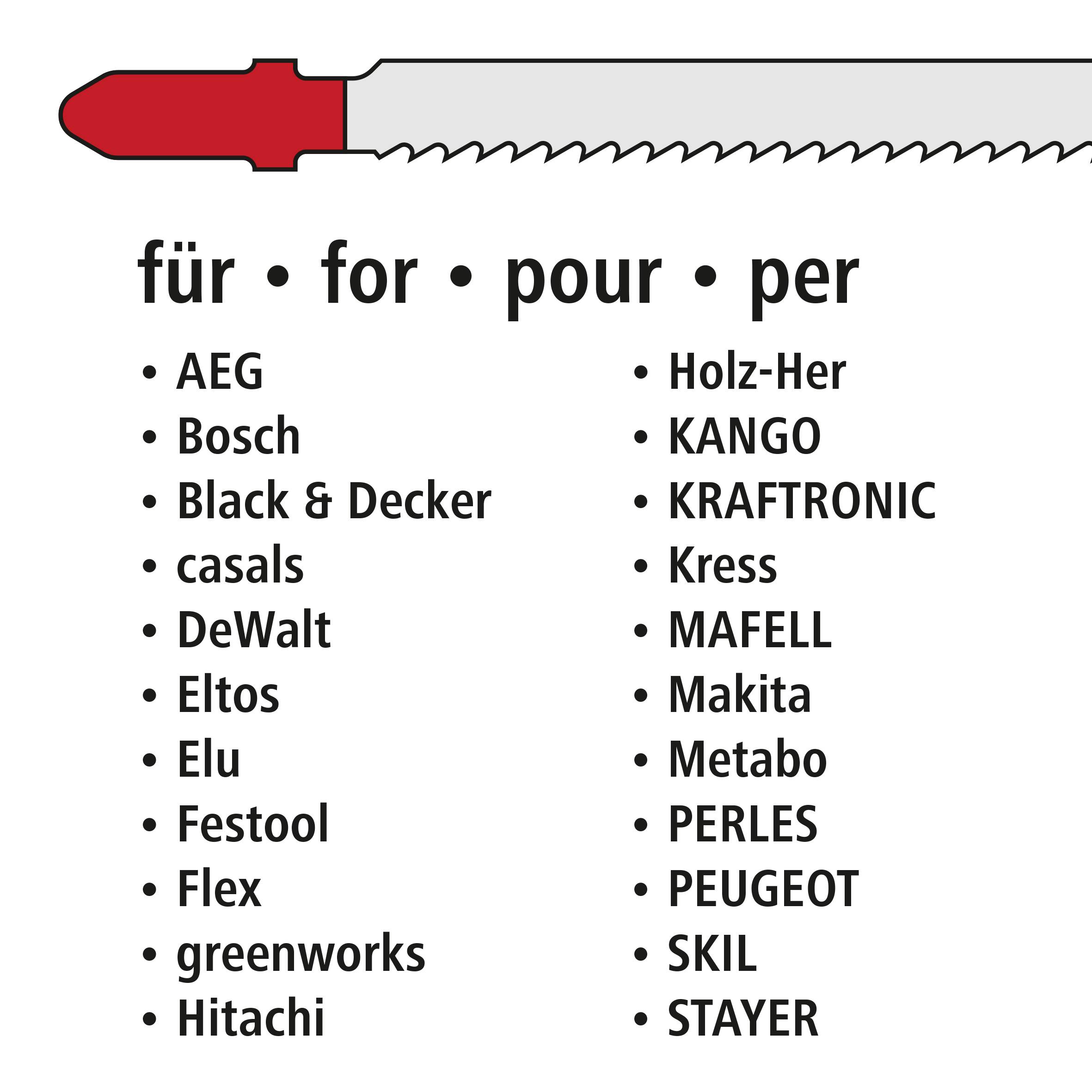 Wolfcraft 2377000 Stichsägeblatt-Set + Taschenmesser 1St.