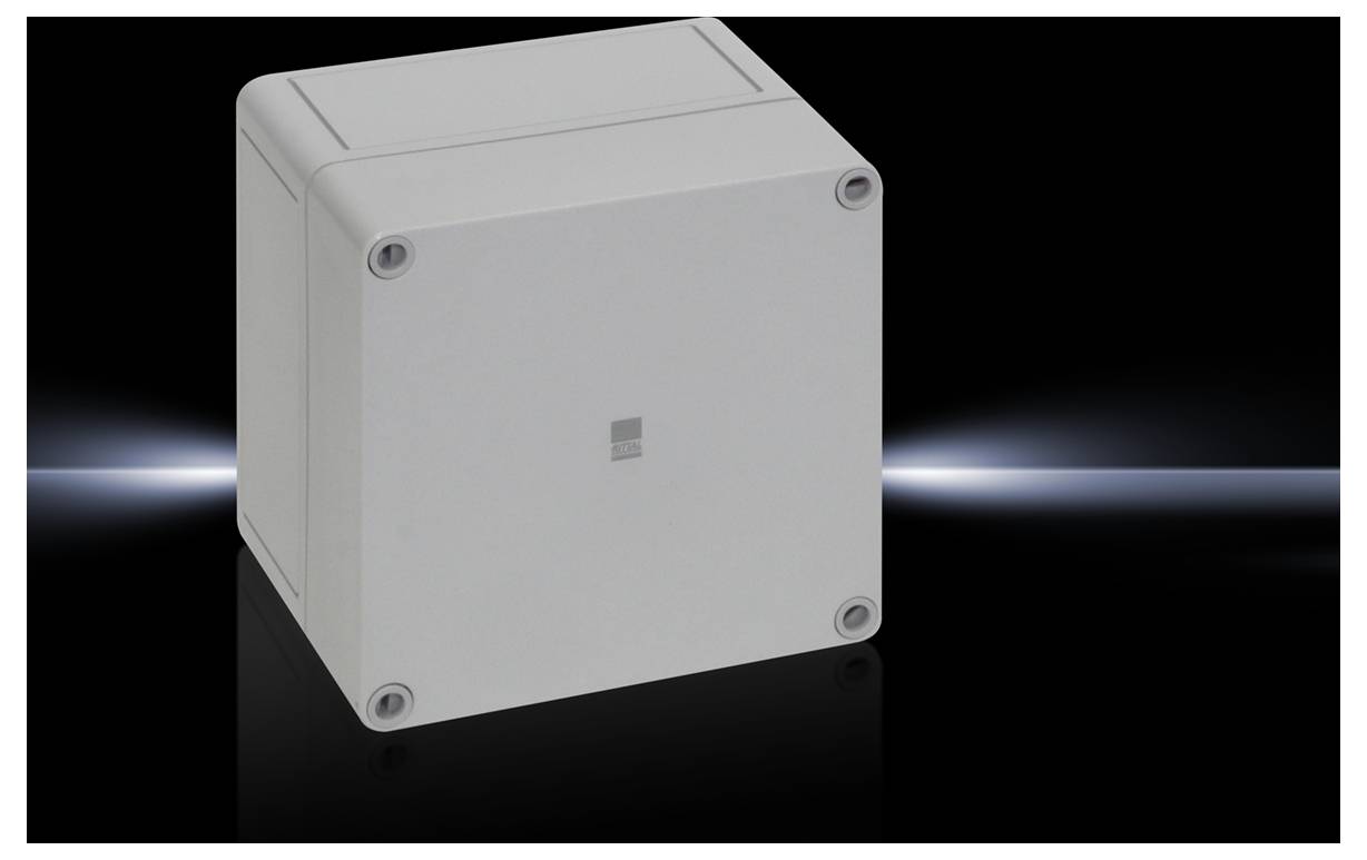 Rittal PK 9511.000 Installations-Gehäuse 130 x 130 x 99 Polycarbonat Lichtgrau (RAL 7035) 4 St.