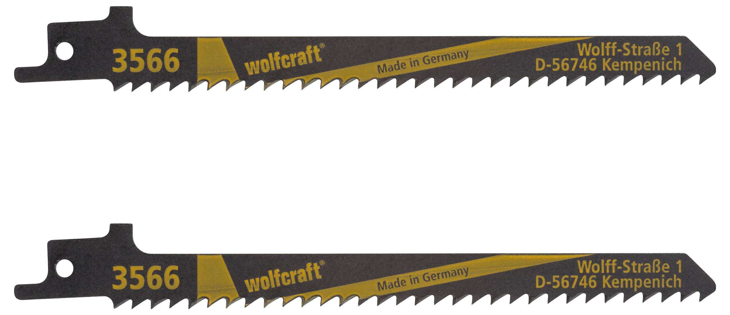 Wolfcraft 3566000 2 Säbelsägeblätter Sägeblatt-Länge 152mm 2St.