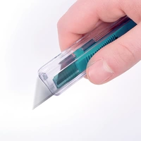 Wolfcraft 4135000 Sicherheits-Trapezklingen-Messer aus Kunststoff Wolfcraft 4135000 Sicherheits-Trapezklingen-Messer aus Kunststoff