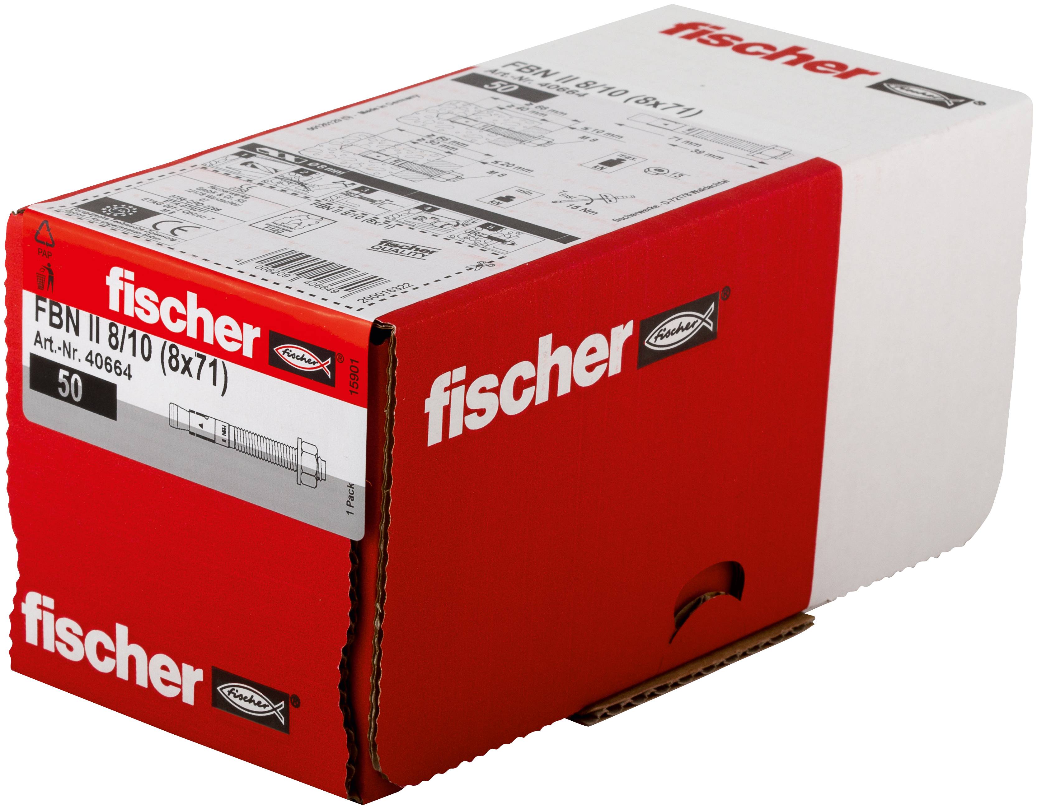Produktverpackung der Marke Red Fischer mit der Bezeichnung 