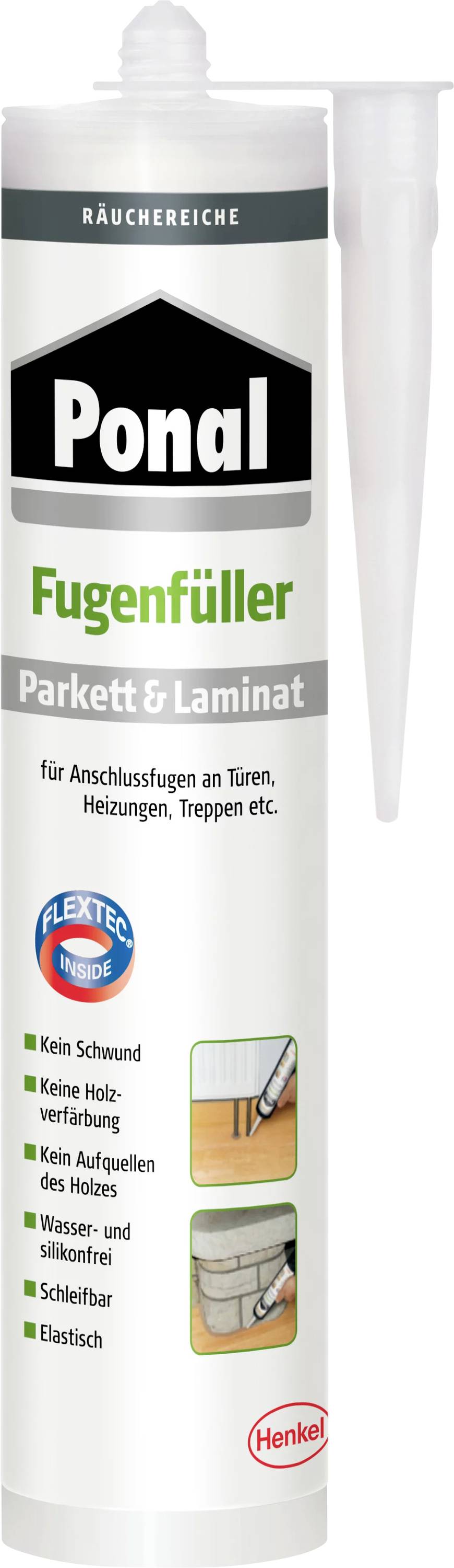 Ponal Parkett & Laminat Fugenfüller Herstellerfarbe Räuchereiche PN12F 280g