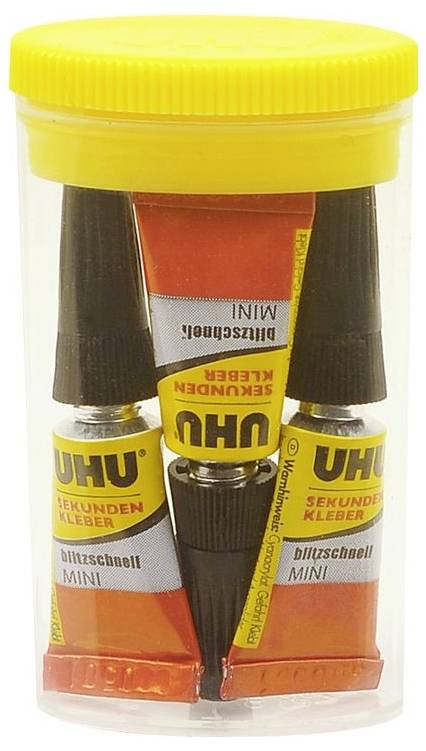 UHU blitzschnell MINIS flüssig Sekundenkleber 45415 3g