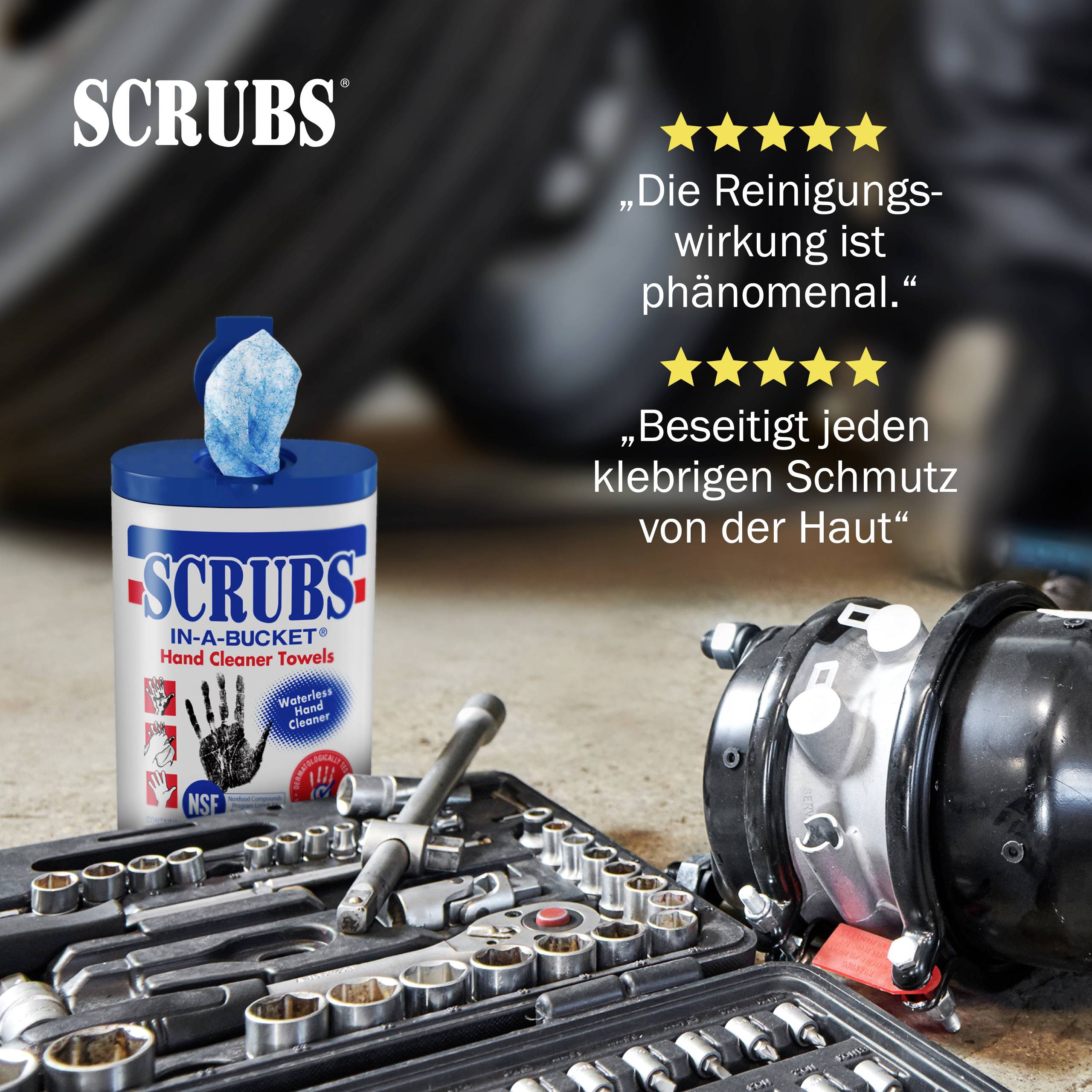 Scrubs In-a-Bucket 42215 Handreinigungstücher 15St.