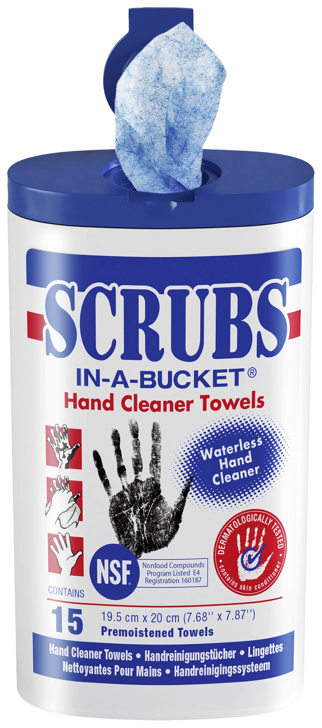 Scrubs In-a-Bucket 42215 Handreinigungstücher 15 St.