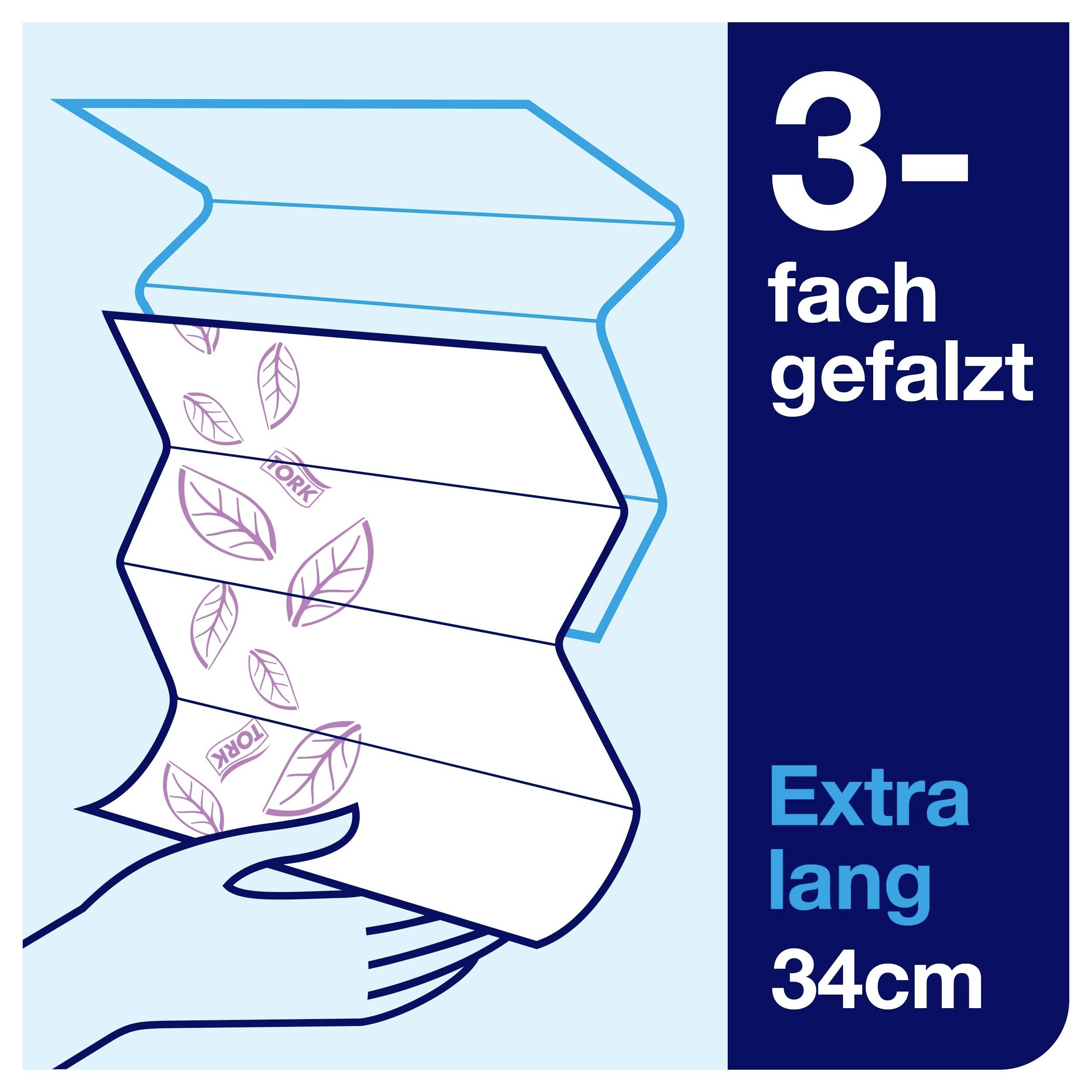 TORK 100297 Xpress® Multifold Premium Papierhandtücher (L x B) 34cm x 21cm Hochweiß 2100St.