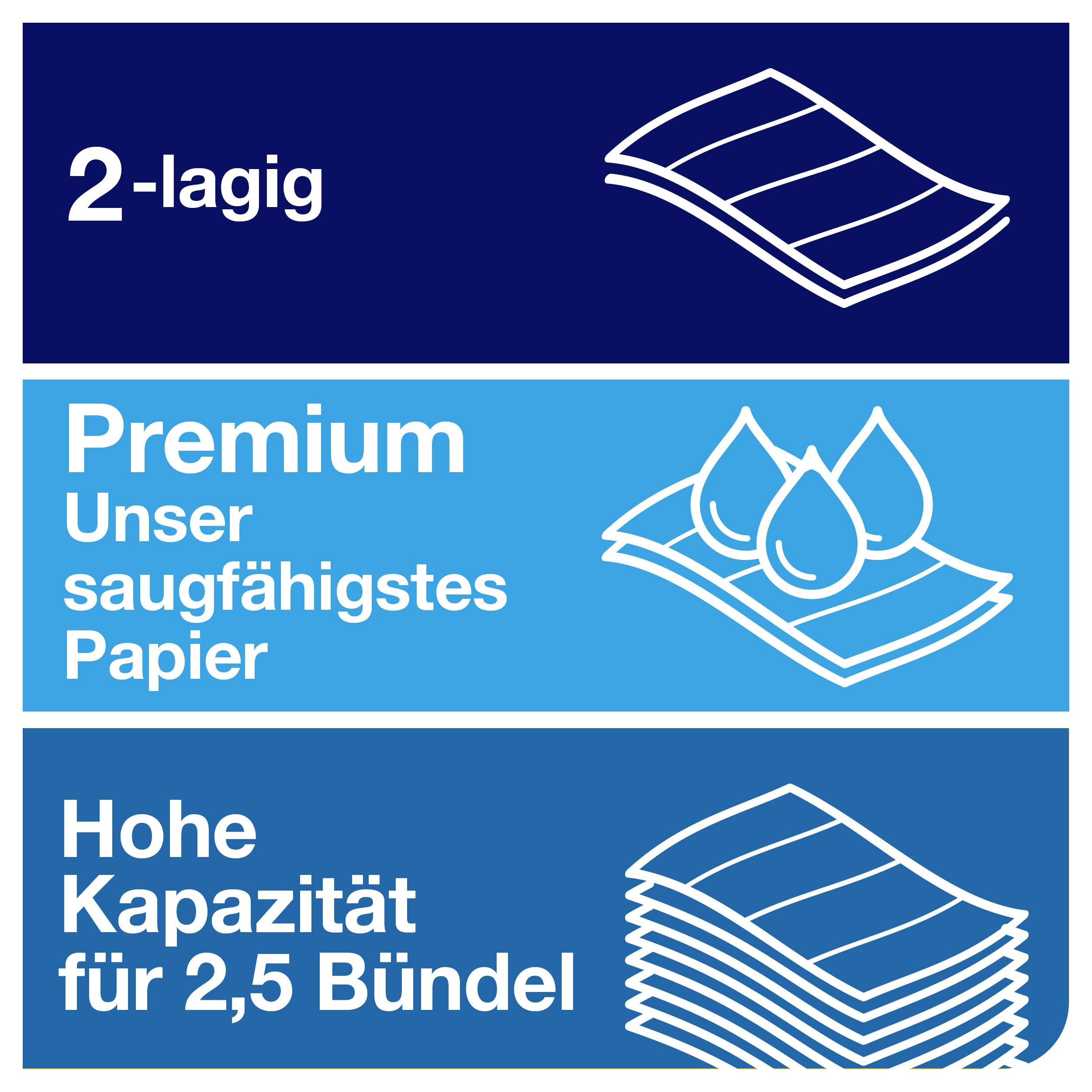 TORK 100297 Xpress® Multifold Premium Papierhandtücher (L x B) 34cm x 21cm Hochweiß 2100St.