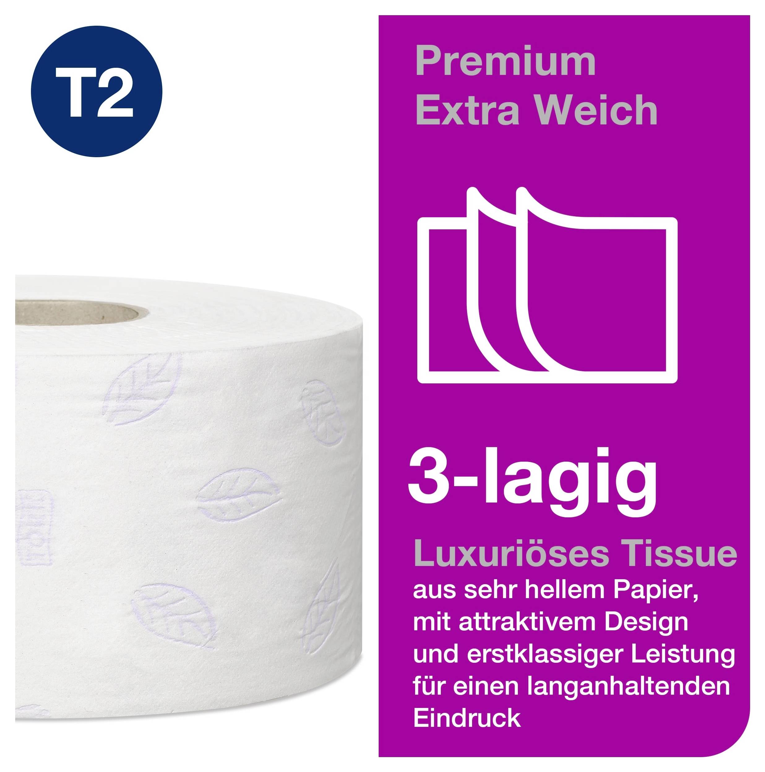 Tork Toilettenpapier Mini Jumbo 110255 3lagig weiß 12 St./Pack.