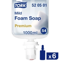 TORK Mild 520501 Schaumseife 1l 6St. TORK Mild 520501 Schaumseife 1l 6St.