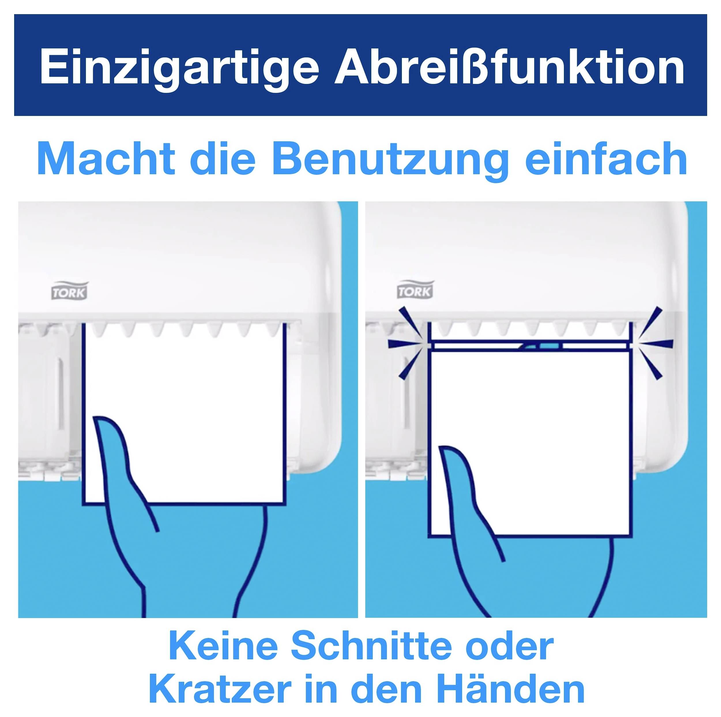 Toilettenpapierspender Elevation Compact Kleinrolle (T6-System) Kunststoff weiß