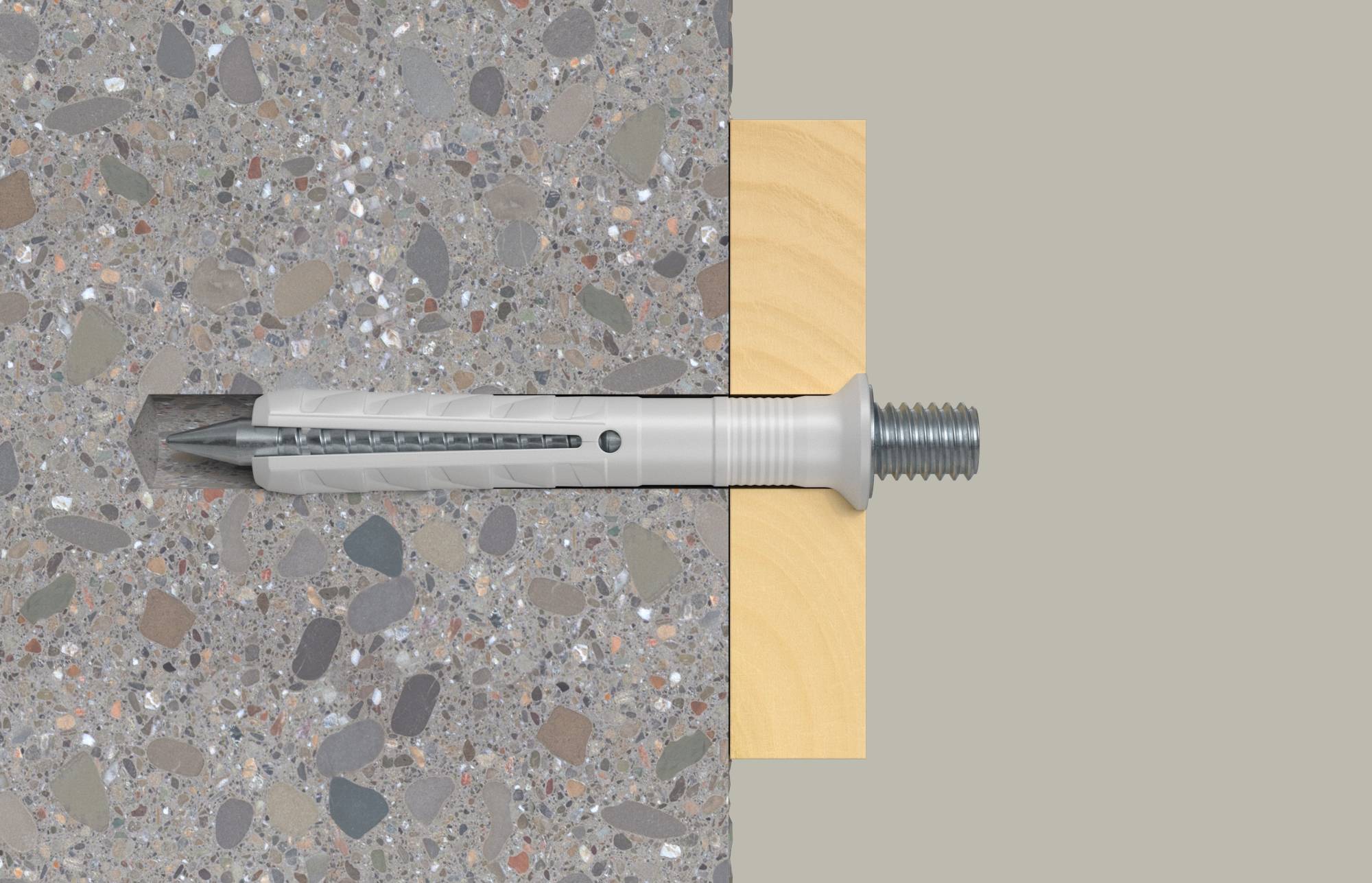 Fischer 50398 N 6 x 40/10 S M6 Nageldübel 40mm 6mm 50St.