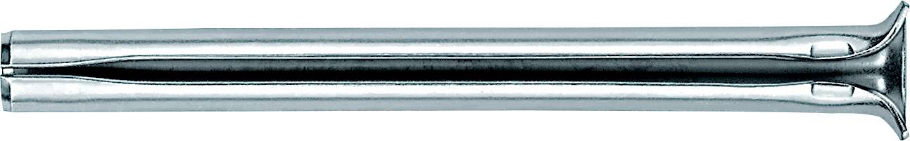 Eine silberne Metallbrechstange oder Hebel, horizontal auf weißem Hintergrund dargestellt.