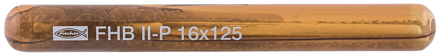 Bernsteinfarbige zylindrische Sicherung mit der Bezeichnung „FHB II-P 16x125