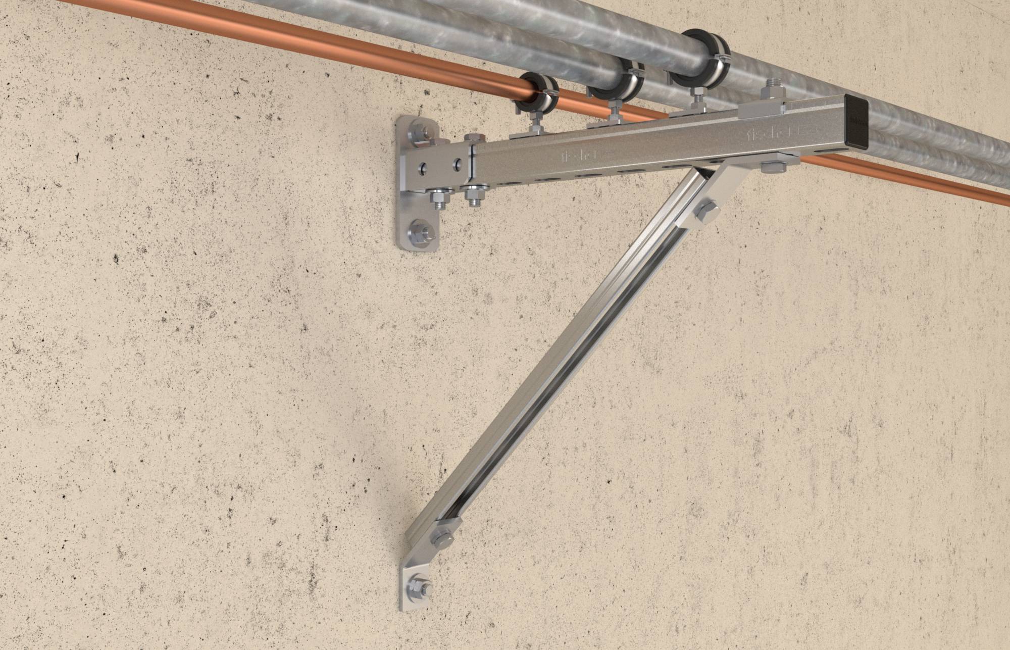 Fischer 512647 Gelenkrohrschelle FGRS 20-24 M8/M10 100 St.