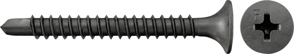 Fischer 665094 Schnellbauschraube 3.5mm 45mm Kreuzschlitz Phillips Stahl galvanisch verzinkt 1000St.