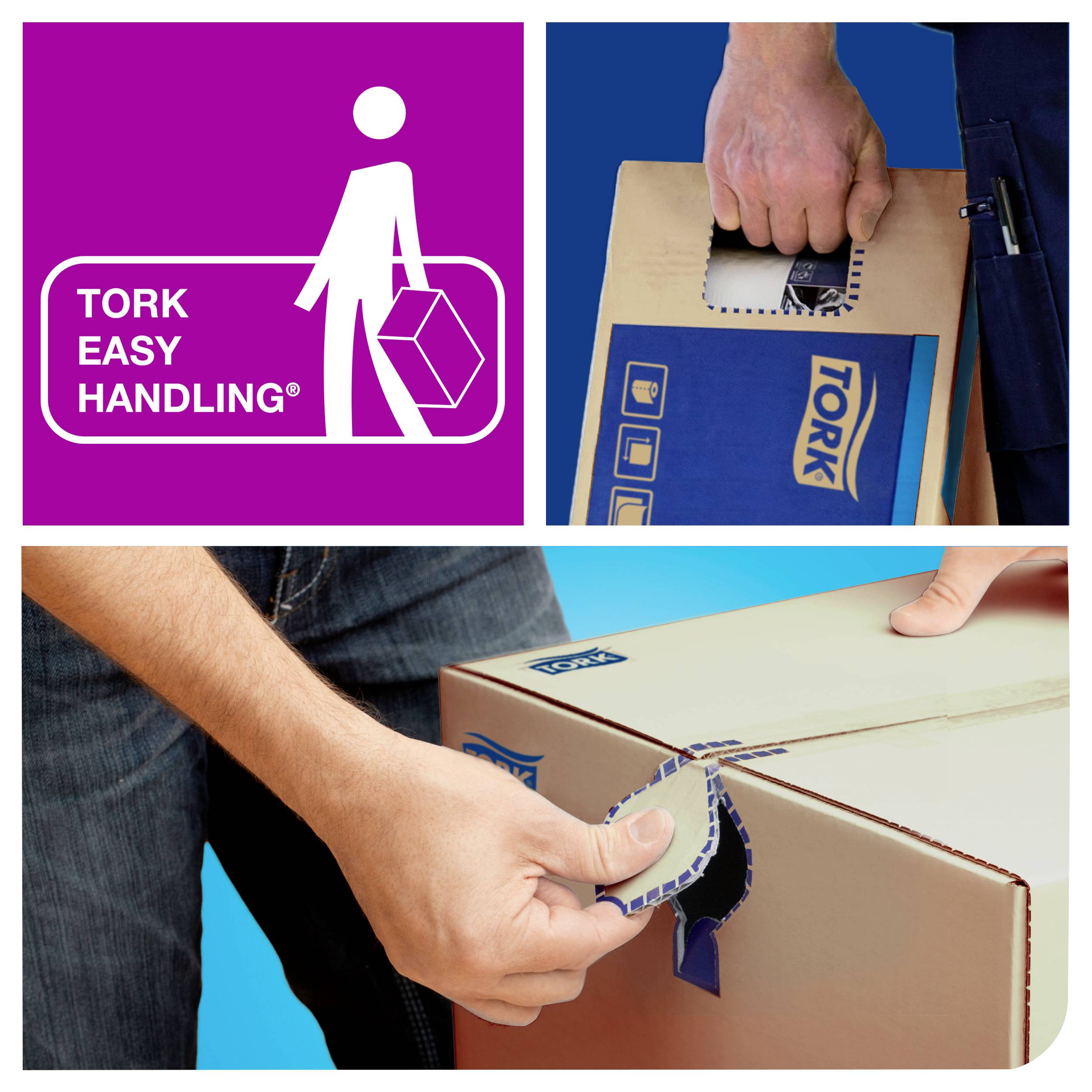 TORK 290163 Zickzack Advanced Papierhandtücher (L x B) 23cm x 25cm Weiß 3750St.