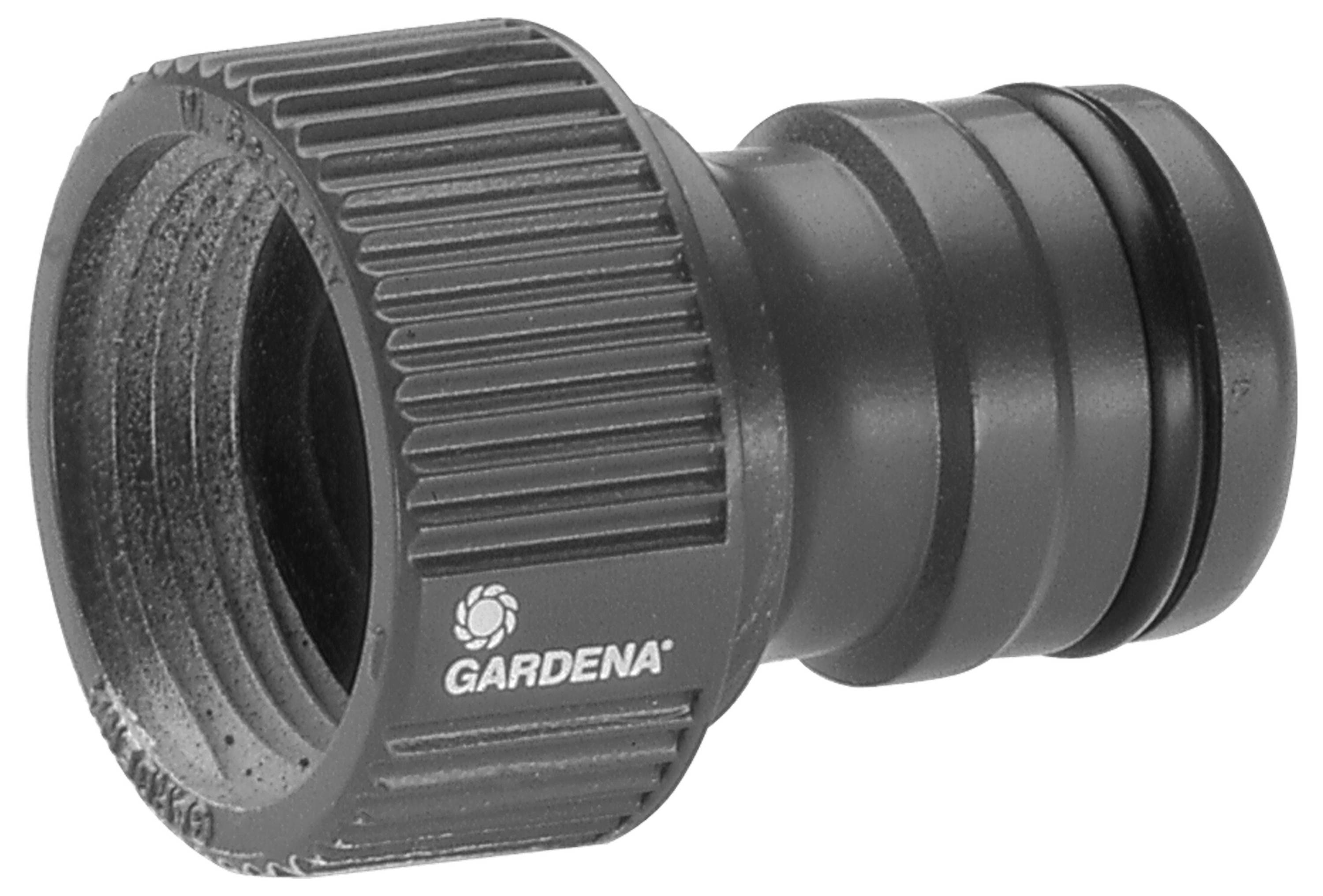 GARDENA 2801-20 Kunststoff Hahnanschluss Steckkupplung Profi-System, 26,44 mm (3/4") AG