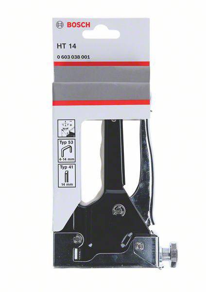 Bosch Accessories HT 14 0603038001 Handtacker Klammerntyp Typ 53 Klammernlänge 4 - 14mm