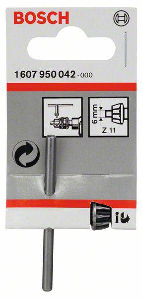 Bosch Accessories Ersatzschlüssel zu Zahnkranzbohrfutter ZS14, B, 60 mm, 30 mm, 6mm 1607950042