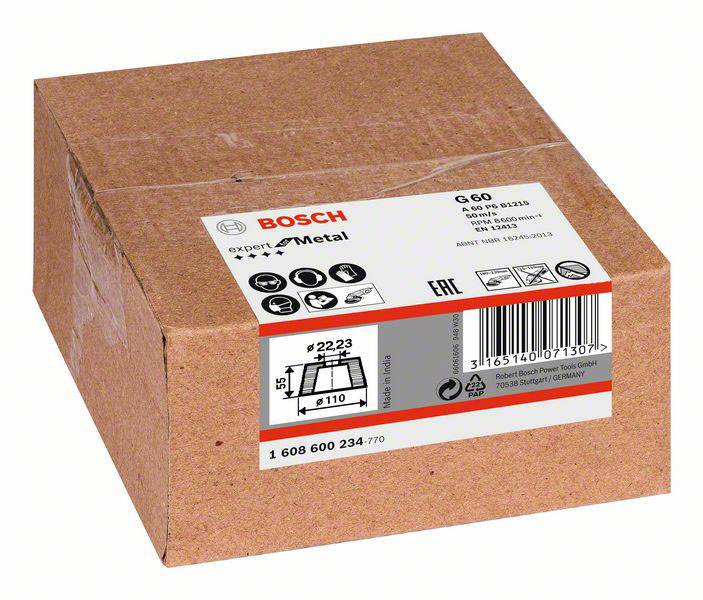 Bosch Accessories 1608600234 Schleiftopf, konisch-Metall/Guss 90 mm, 110 mm, 55 mm, 60 1 St.