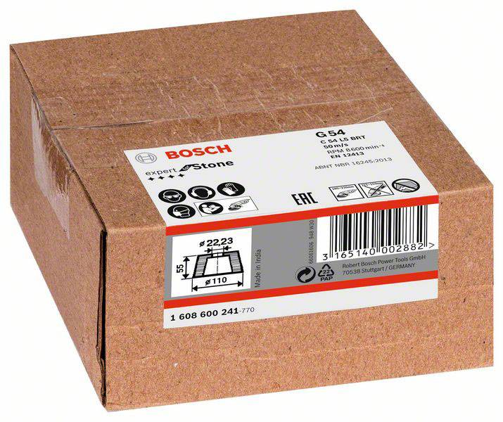 Bosch Accessories 1608600241 Schleiftopf, konisch-Stein/Beton 90 mm, 110 mm, 55 mm, 60 1St.