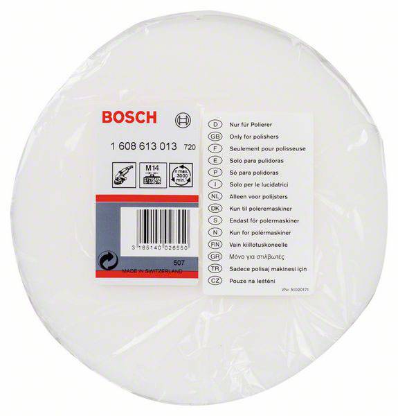 Bosch Accessories 1608613013 Polierschwamm mit Gewinde M 14 für Polierer, 160mm Durchmesser 160mm 1St.