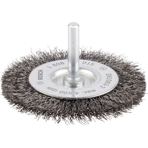 Bosch Accessories Scheibenbürste, gewellt, 75 mm, 0,2 mm, 10 mm, 4500 U/min Schaft-Ø 6 mm 1608622015 1 St. Bosch Accessories Scheibenbürste, gewellt, 75 mm, 0,2 mm, 10 mm, 4500 U/min Schaft-Ø 6 mm 1608622015 1 St.