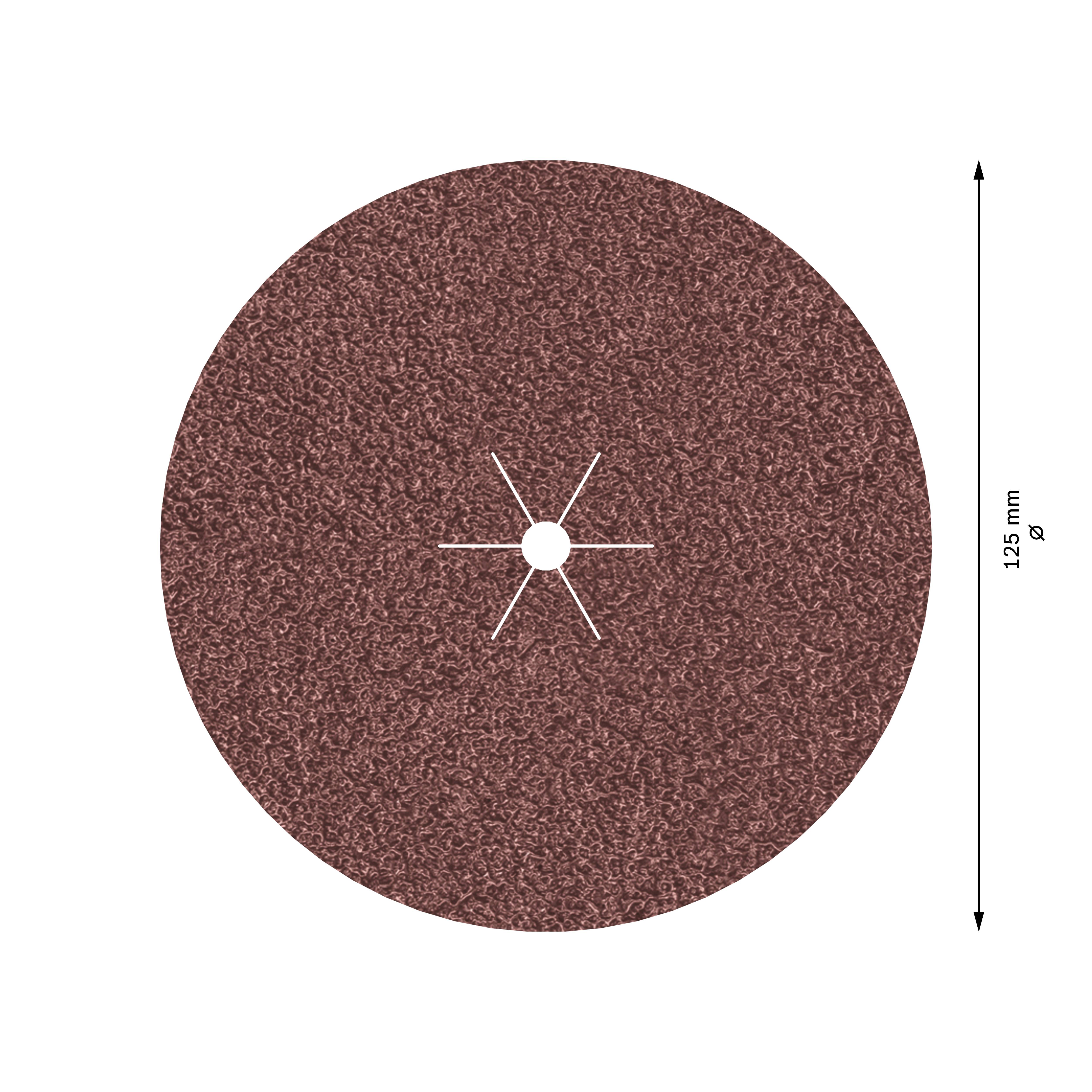 Bosch Accessories 1609200160 Schleifpapier für Schleifteller ungelocht Körnung (num) 40 (Ø) 125mm 5St.