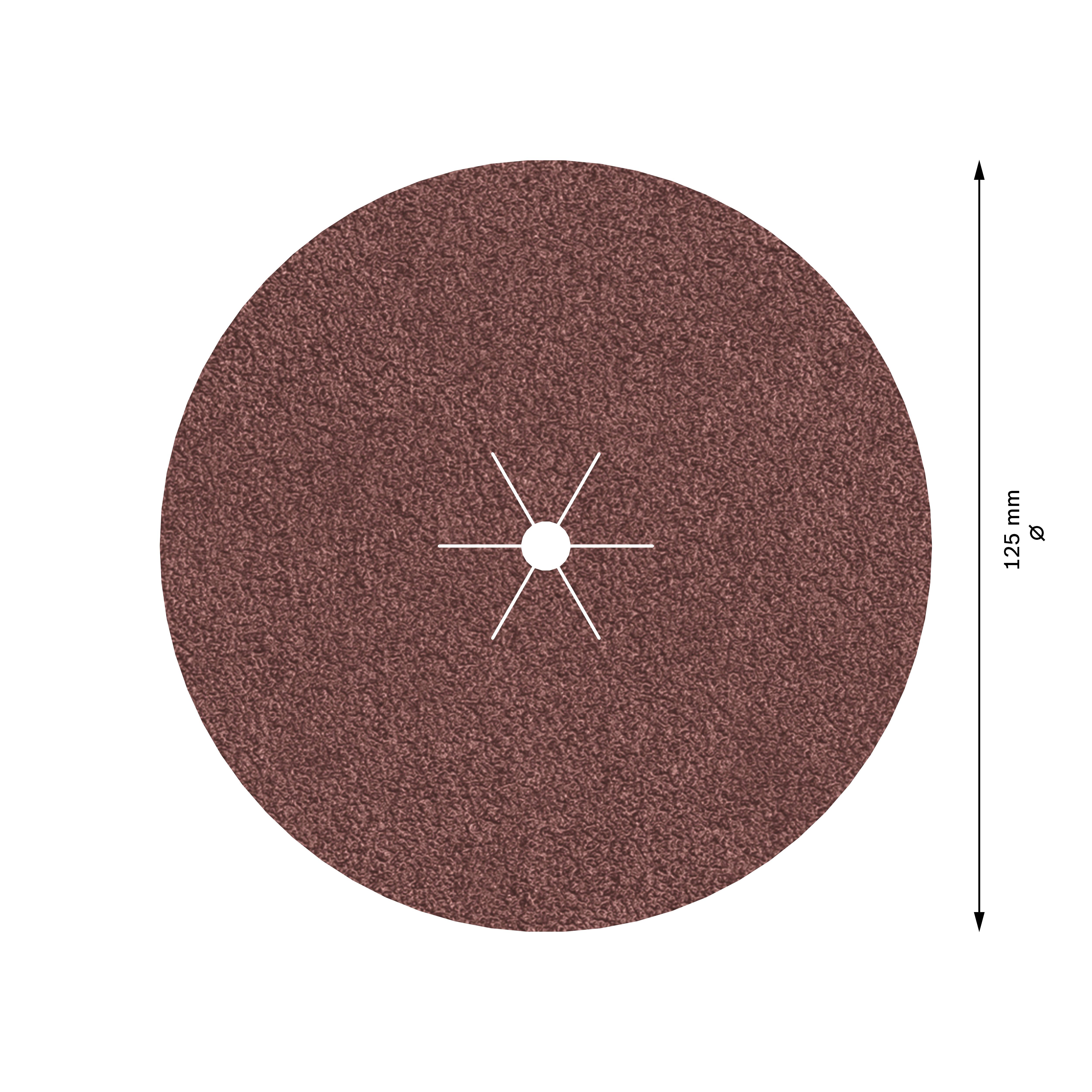 Bosch Accessories 1609200161 Schleifpapier für Schleifteller ungelocht Körnung (num) 60 (Ø) 125mm 5St.