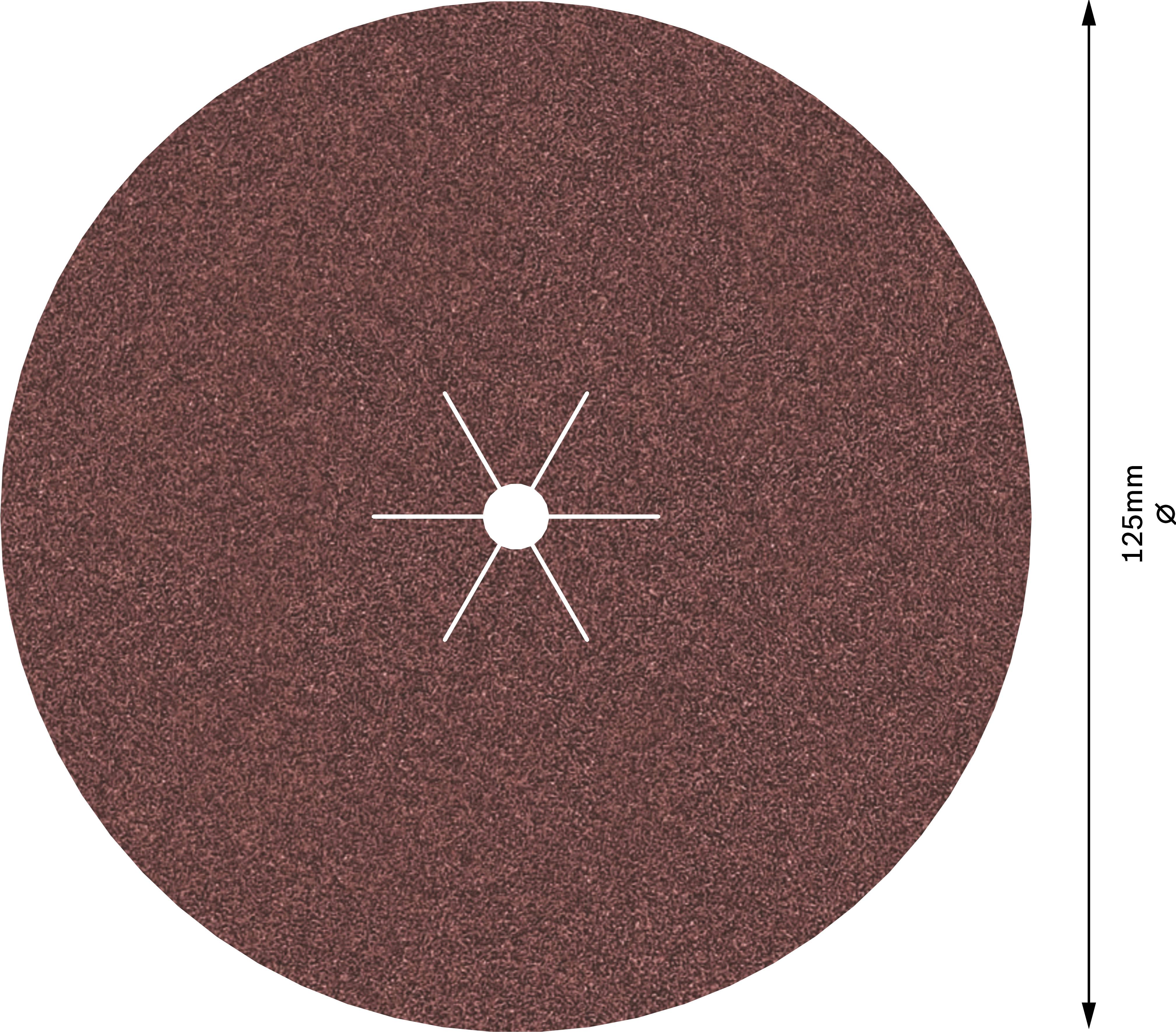 Bosch Accessories 1609200164 Schleifpapier für Schleifteller ungelocht Körnung (num) 180 (Ø) 125mm 5St.