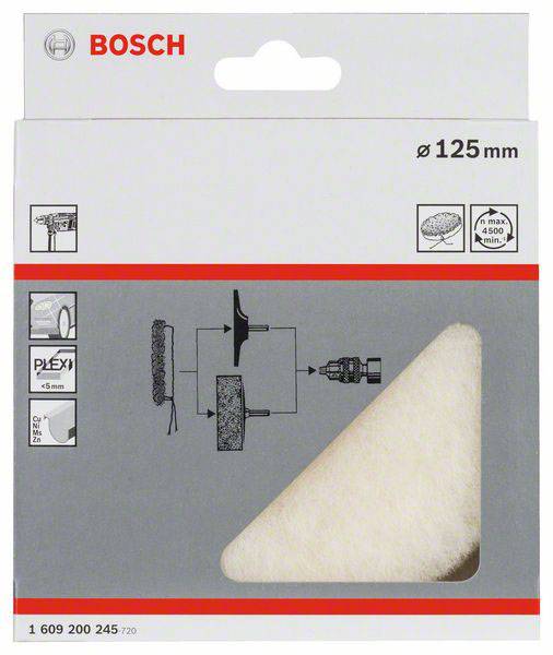 Bosch Accessories 1609200245 Polierhaube, 125 mm Durchmesser 125 mm 1 St.