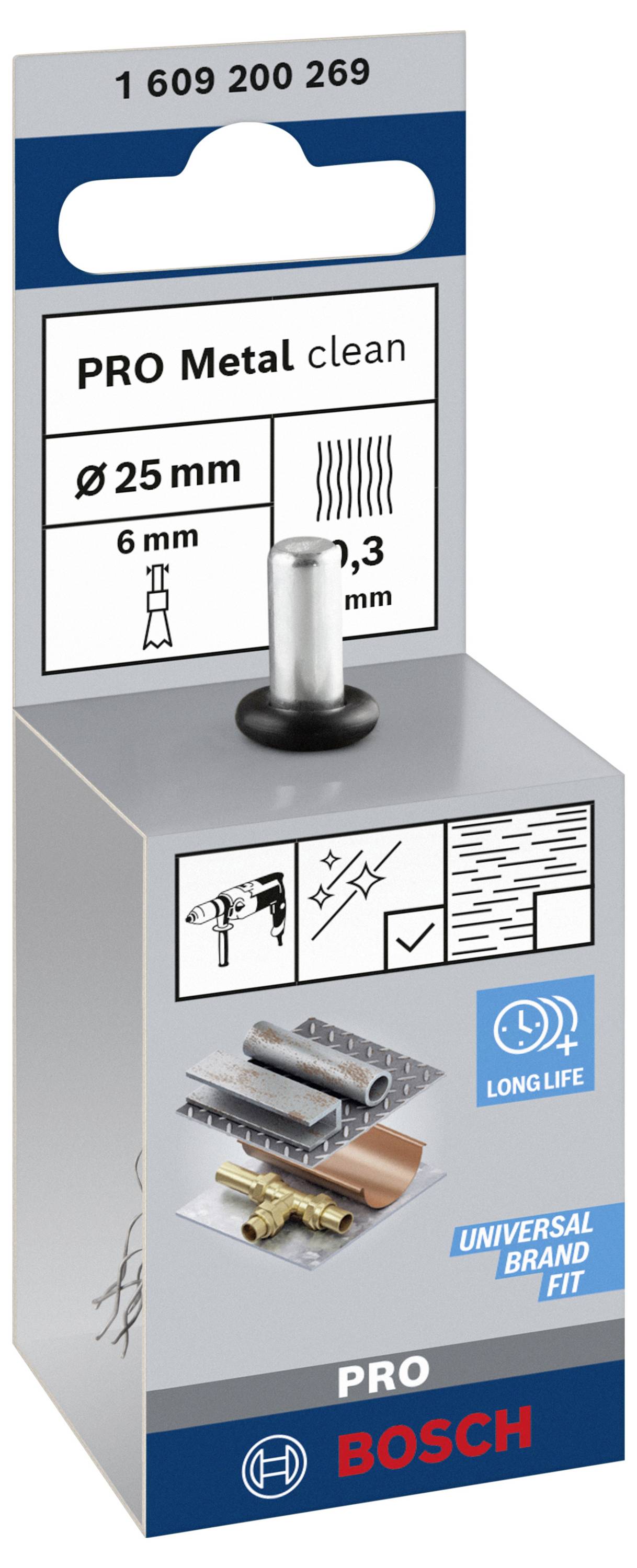 Bosch Accessories Pinselbürste, gewellt, 0,3 mm, 25 mm, 4500 U/ min 1609200269 1 St.