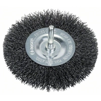 Bosch Accessories Scheibenbürste, gewellt, 100 mm, 0,3 mm, 10 mm, 4500 U/min Schaft-Ø 6mm 1609200273 1St. Bosch Accessories Scheibenbürste, gewellt, 100 mm, 0,3 mm, 10 mm, 4500 U/min Schaft-Ø 6mm 1609200273 1St.