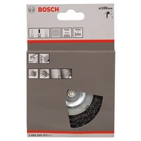 Bosch Accessories Scheibenbürste, gewellt, 100 mm, 0,3 mm, 10 mm, 4500 U/min Schaft-Ø 6mm 1609200273 1St. Bosch Accessories Scheibenbürste, gewellt, 100 mm, 0,3 mm, 10 mm, 4500 U/min Schaft-Ø 6mm 1609200273 1St.