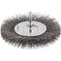 Bosch Accessories Scheibenbürste, gewellt, 100 mm, 0,2 mm, 10 mm, 4500 U/min Schaft-Ø 6 mm 1609200274 1 St. Bosch Accessories Scheibenbürste, gewellt, 100 mm, 0,2 mm, 10 mm, 4500 U/min Schaft-Ø 6 mm 1609200274 1 St.