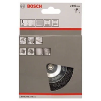 Bosch Accessories Scheibenbürste, gewellt, 100 mm, 0,2 mm, 10 mm, 4500 U/min Schaft-Ø 6 mm 1609200274 1 St. Bosch Accessories Scheibenbürste, gewellt, 100 mm, 0,2 mm, 10 mm, 4500 U/min Schaft-Ø 6 mm 1609200274 1 St.