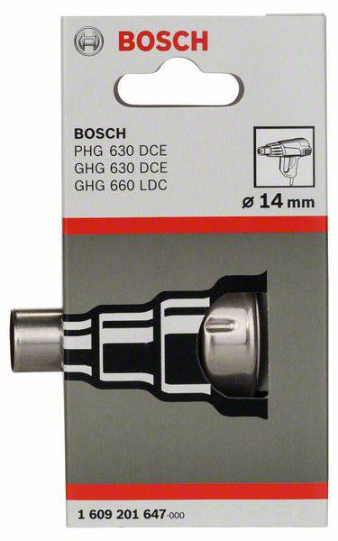 Bosch Accessories Reduzierdüse für Bosch-Heißluftgebläse, 14mm 1609201647 Durchmesser 14mm