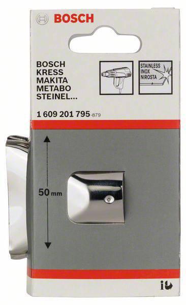 Flächendüse, 50 mm, 33,5 mm, Düse für Bosch-Heißluftgebläse Bosch Accessories 1609201795 Durchmesser 33.5 mm