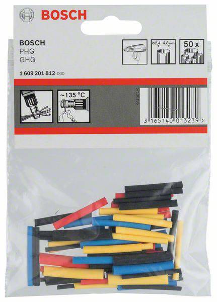 Bosch Accessories Schrumpfschlauch für Bosch-Heißluftgebläse, 1,6 - 4,8mm 1609201812