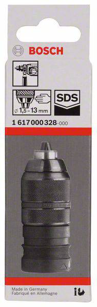 Schnellspannbohrfutter mit Adapter, 1,5 - 13 mm, SDS plus, GBH 2-24DFR/PBH 240 Bosch Accessories 1617000328