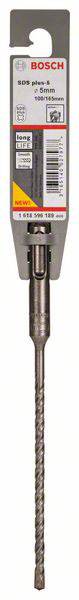 Bosch Accessories SDS-plus-5 1618596189 Hartmetall Hammerbohrer 5 mm Gesamtlänge 160 mm SDS-Plus 1 St.