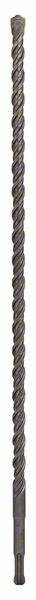 Ein langer, spiralförmiger Bohrer mit einem SDS-Plus-Aufnahmeschaft, geeignet für das Bohren in Beton und Mauerwerk.