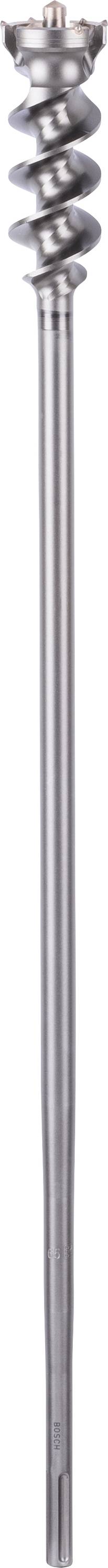 Ein silberner Metall-Dentalbohrer mit spiraligen Klingen, der für zahnmedizinische Anwendungen verwendet wird.