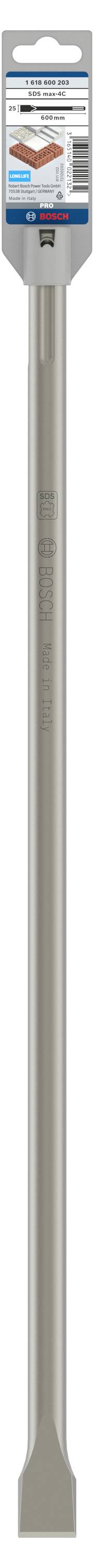 Bosch Accessories 1618600203 Flachmeißel 25 mm Gesamtlänge 600 mm SDS-Max 1 St.