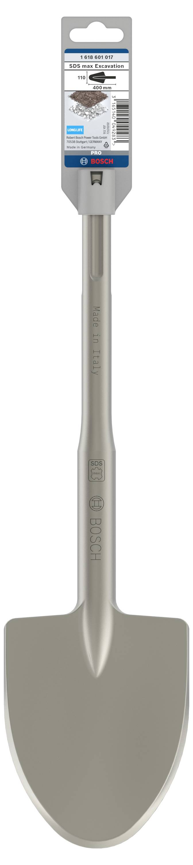 Bosch Accessories 1618601017 Schaufelmeißel 110mm Gesamtlänge 400mm SDS-Max 1St.