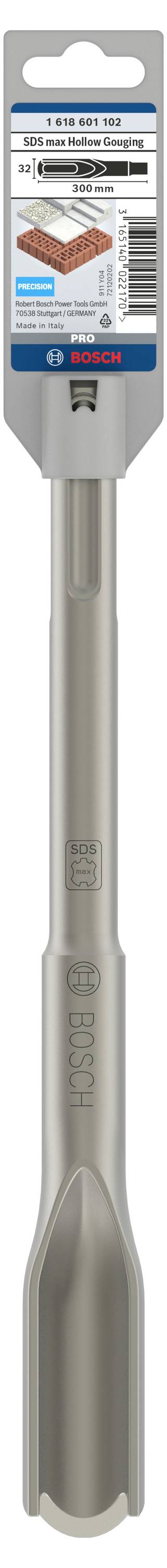 Bosch Accessories 1618601102 Kanalmeißel 32 mm Gesamtlänge 300 mm SDS-Max 1 St.