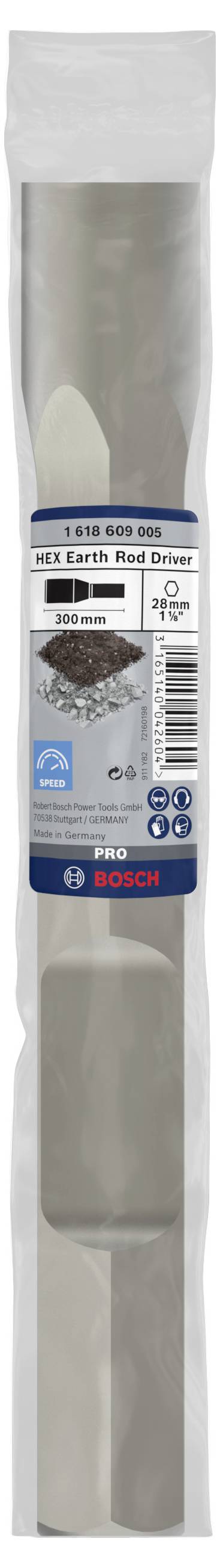 Bosch, HM-Riff-Sägeblatt für Fliesen und weichen Kunststoff, 80 mm, speziell für Multitools, verpackt in transparenter Hülle.