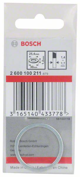 Bosch Accessories 2600100211 Reduzierring 30 x 25.4 x 1.2mm 1St.