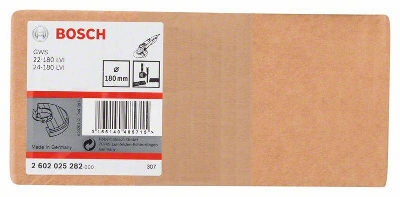 Bosch Accessories Schutzhaube mit Deckblech, 180 mm, mit Codierung 2602025282 Durchmesser 180mm